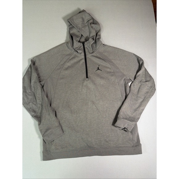 Jordan Other - Nike Air Jordan Sport 1/2 Half Zip Hoodie Gray DV1245-091 Men's Large